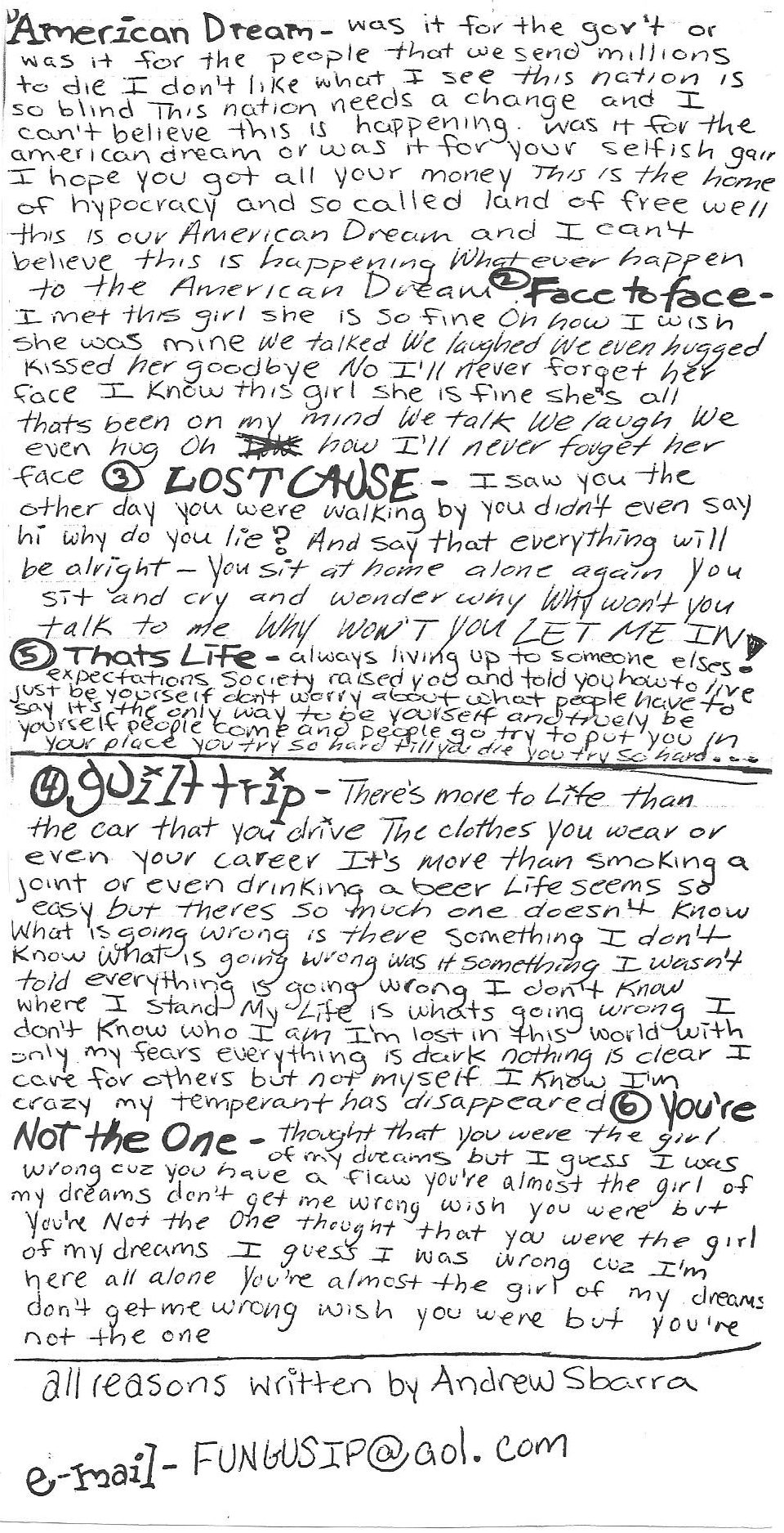 1999 - Fungus Amongus - Six Reasons To Write Home